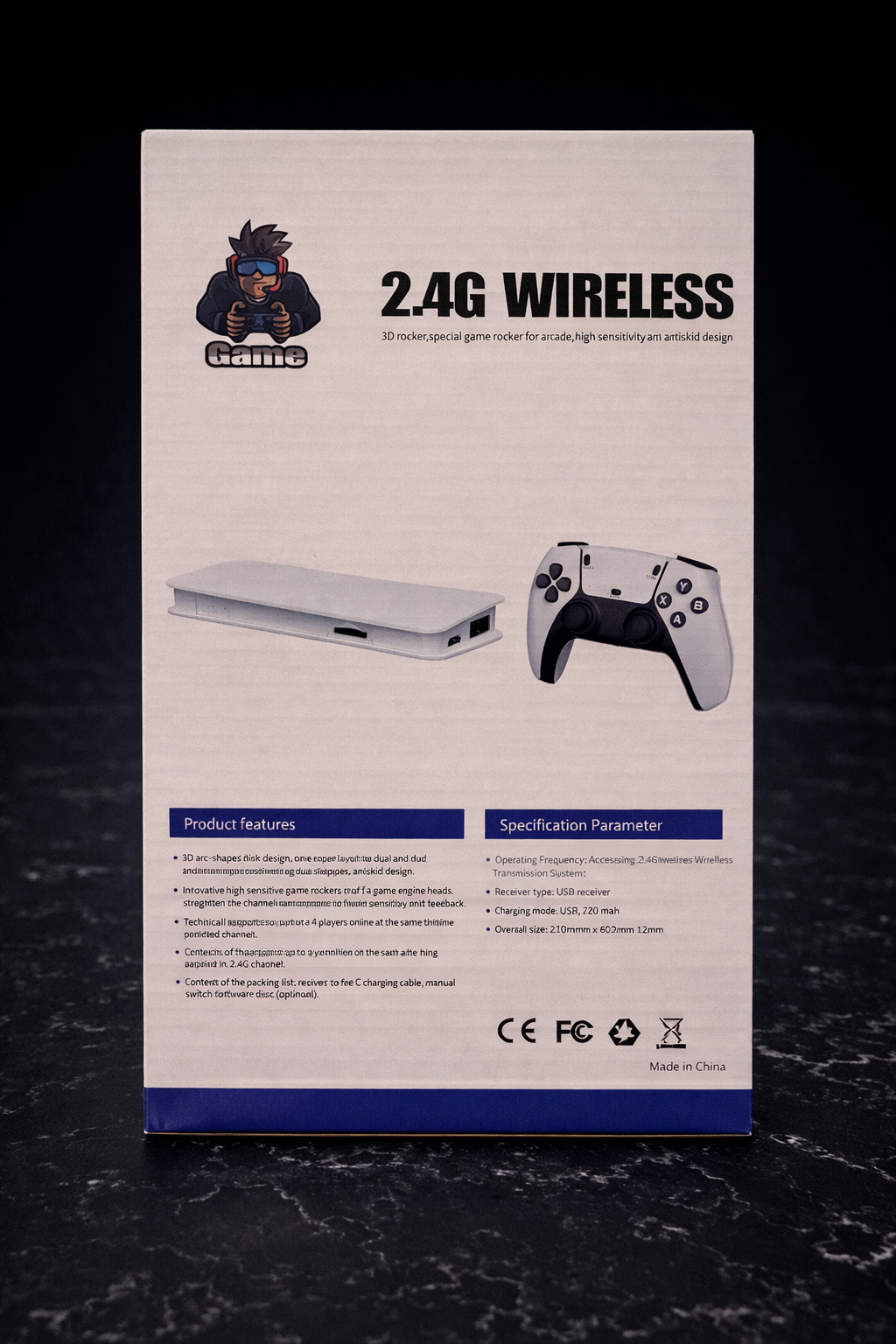 Consola 2.4G Wireless retro tipo "Game Stick"